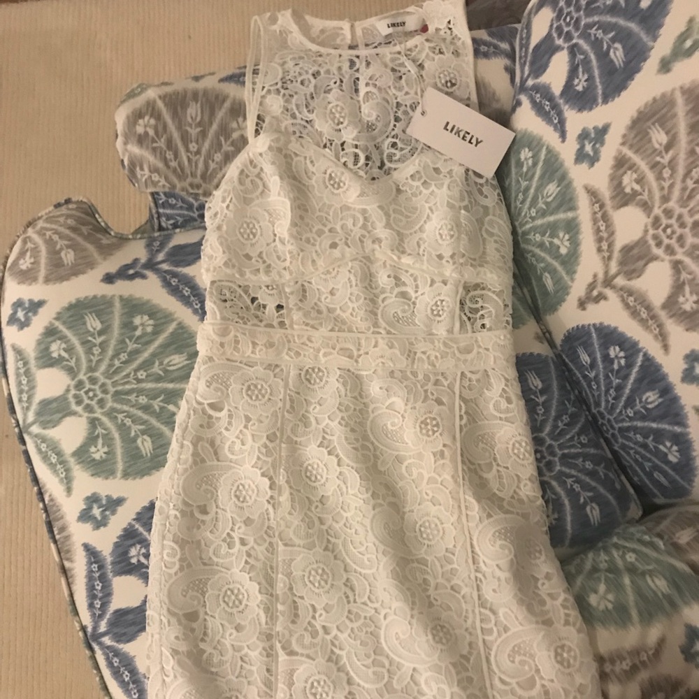 LIKELY sheath dress (NYT)
